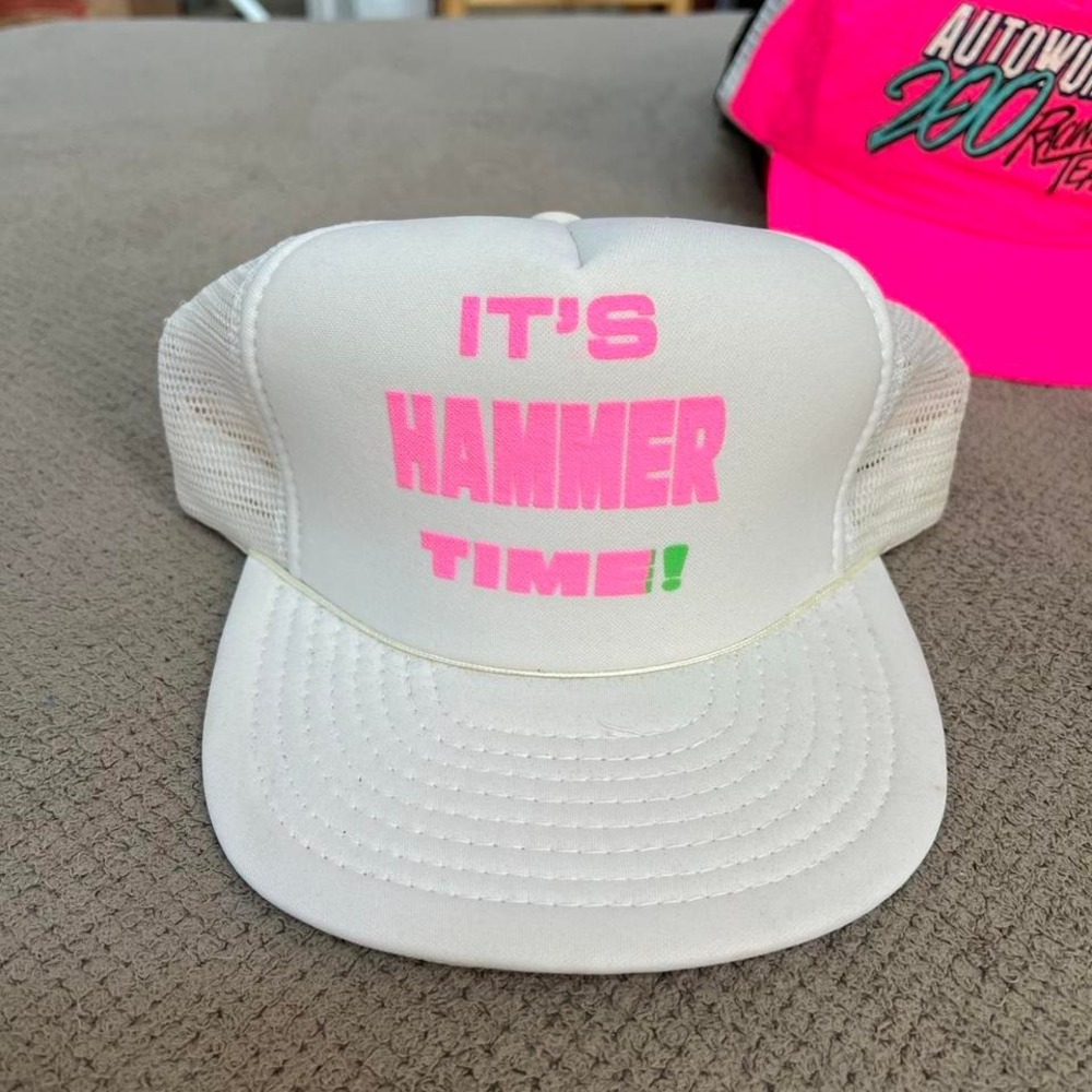 Vintage 1980s "it's hammer time" trucker hat